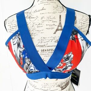 NWT NIKE Indy Logo sports bra DriFit XL floral print